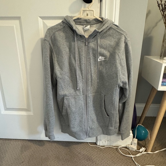 Nike Other - Nike Heather Gray Fleece Hoodie